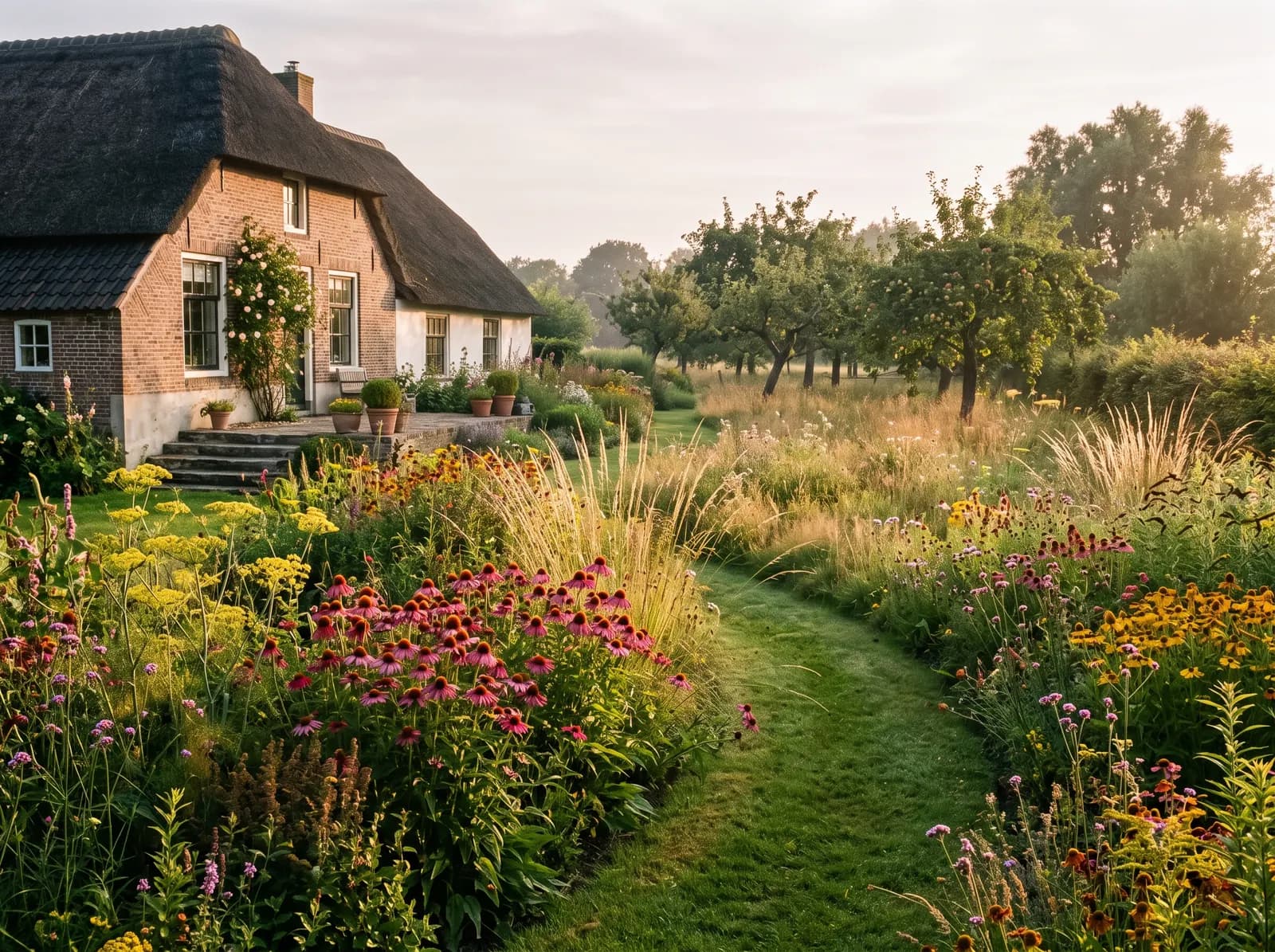 Landelijke tuin De Notenhof in Baarn